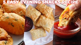 5 Easy amp Delicious Evening Snacks Anyone Can Make [upl. by Kcerb]