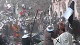 Vyborg castle medieval mass fight [upl. by Pantin539]