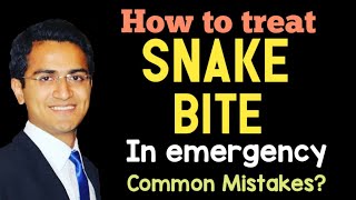 Snake Bite First Aid Emergency Treatment Management in Hospitalat Home Guidelines Nursing Lecture [upl. by Innus]