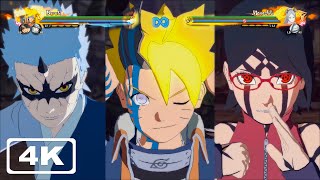 All NEW Boruto Characters Ultimate Jutsus amp Awakenings 4K 60fps Naruto Storm 4 Next Generations [upl. by Yrtsed926]