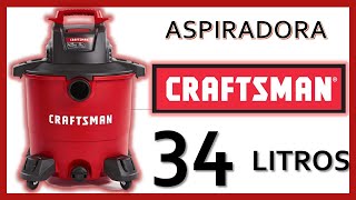 Aspiradora de uso RUDO CRAFTSMAN 9 Galones  Review [upl. by Bjorn]