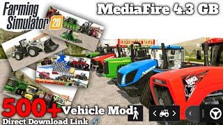 500 VEHICLE MOD IN FARMING SIMULATOR 20 DIRECT DOWNLOAD LINK 🔗 IN DISCRIPTION🔥💯🥵trending fs20 [upl. by Okihcim707]