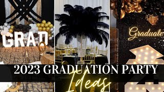 2023 GRADUATION PARTY IDEAS DIY BACKDROP EVENT PLANNING LIVING LUXURIOUSLY FOR LESS [upl. by Perkoff421]