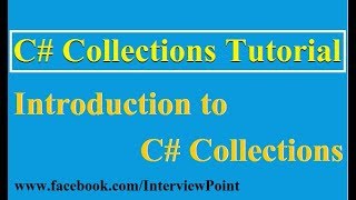 CNet Collections Tutorial  Introduction To C Collections [upl. by Amer968]