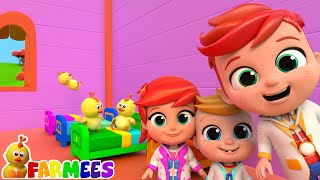 Five Little Chicks  More Nursery Rhymes amp Baby Songs by Farmees [upl. by Ansilma]