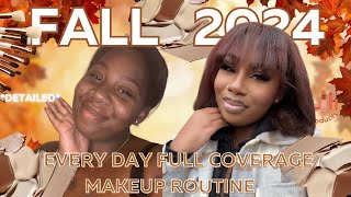 HOW TO ELEVATE BASIC FALLWINTER MAKE UP TO SEXY GIRL EVERYDAY FULL COVERAGE LOOK 2024 FOR WOC [upl. by Kciv]