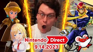 NINTENDO DIRECT 9142023 REACTION [upl. by Tj275]