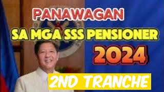 SSS PENSIONERS SHEDULE 2ND TRANCHE KASAMA NA BA [upl. by Ordnael119]