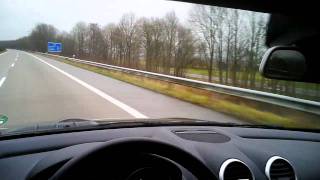 Driving from Wilhelmshaven to Oldenburg on the German Autobahn in a Mercedes GL350 CDI [upl. by Haines]