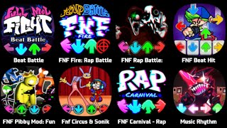 FNF Rainbow Friends FNF Sans FNF Mickey Mouse Craziness FNF Starving Artist V2 Beat Battle [upl. by Dnaloy944]