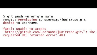 Permission denied gitHub issue resolvedfatal unable to accessrequested URL returned error 403 [upl. by Junina]