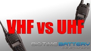 VHF vs UHF  Whats the difference [upl. by Adnalra]