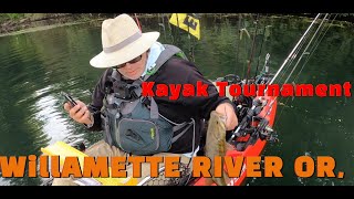 Willamette River OR Kayak Bass Fishing Tournament [upl. by Goren280]