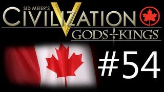 Civilization 5 Gods amp Kings  Canada ep 54 quotWAR 9Manyquot [upl. by Akiras]