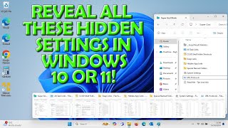 How To Reveal All These Hidden Settings in Windows [upl. by Tama]