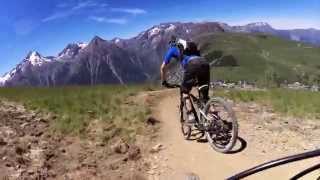 2 Alpes bike park 2015  Sapins gornji dio staze [upl. by Araj]