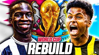 I REBUILD NEWCASTLE UNITED with WORLD CUP WONDERKIDS ONLY FIFA 23 Career Mode [upl. by Giarla742]