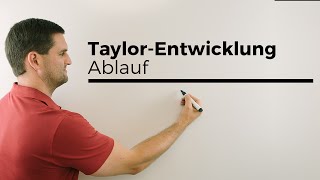 TaylorEntwicklung Ablauf Taylorreihe Potenzreihe Entwicklungsstelle xo0  Mathe by Daniel Jung [upl. by Pacheco145]