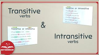 transitive and intransitive verbs شرح [upl. by Rex]