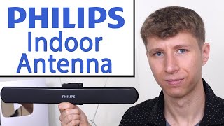 Philips Amplified Indoor HD Digital TV Antenna Review [upl. by Lavina656]