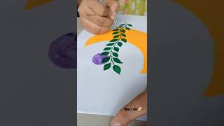 🌿🎨 Simple Boho art 🎨🌿 bohoart youtubeshorts miniartvlog painting drawing likeandsubscribe [upl. by Tol]