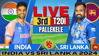 🔴 Live India vs Sri Lanka 3rd T20 Live Match Score amp Commentary  IND vs SL Live match Today [upl. by Ambrogino]