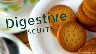 How to make digestive biscuits at home  Atta biscuits at home [upl. by Shara]