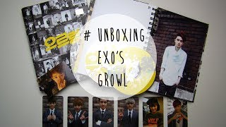 Unboxing amp Comparison EXO K amp M Growl Repackage Album Review [upl. by Amada]