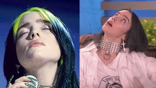 Billie eilish Tics Tourettes Compilation 2020 😱😱 [upl. by Ailimat]