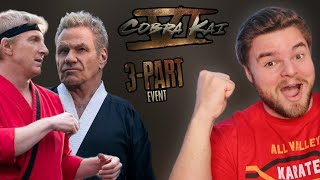 Cobra Kai Season 6 Date Announcement TRAILER REACTION [upl. by Imim]