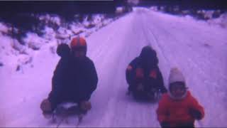 Kids sledding in the 1970s had way more fun no CPS nostalgia 1971 Mt Hood sledding spill [upl. by Germano]