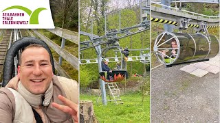 Kuriose Achterbahnen in Tahle  Seilbahn Erlebniswelt Thale  Vlog [upl. by Anned808]