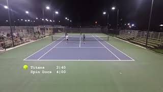 Combined 90 div  Nissan Titans vs Spin Doctors 10032024  Guam tennis [upl. by Boyd]