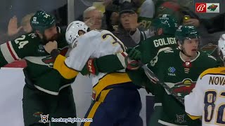 Cole Smith vs Zach Bogosian Jan 25 2024 [upl. by Retlaw]