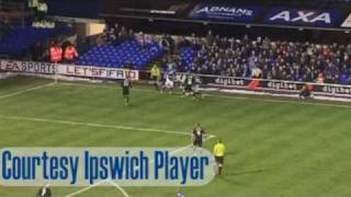 Ipswich Towns dramatic win against Coventry City January 16 2010 [upl. by Wehner39]