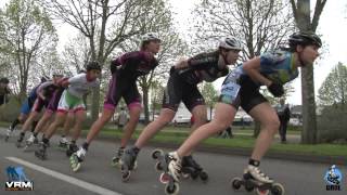 Vannes Roller Marathon  la course des dames par Justine Halbout [upl. by Bubb]