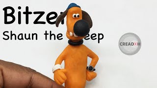 Bitzer Shaun the sheep  Polymer clay tutorial [upl. by Yelsehc]