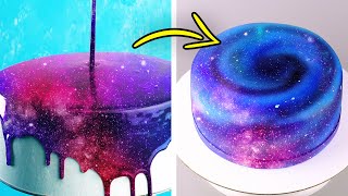 31 EASY CAKE DECORATING HACKS  CHOCOLATE GLAZE AND DESSERT IDEAS [upl. by Sukhum]