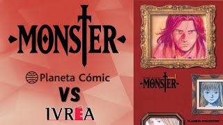 MONSTER  Comparación Manga  PLANETA VS IVREA [upl. by Lexy]