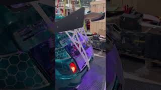 Flex Tools Making Bruno Shine At Sema sema sema2024 car fiat500 [upl. by Ahtera]