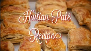 Paté Haïtian Recét Haitian patie recipe part1 [upl. by The141]