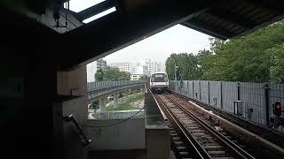 PMSM🟥C151 Set 055056 arriving Yew Tee MRT Station Marina South Pier Bound [upl. by Gillead]