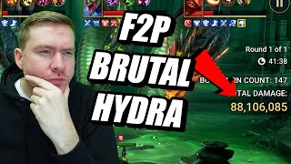 Trying To Break 100m In Brutal Hydra On My Free To Play Account [upl. by Orabelle]