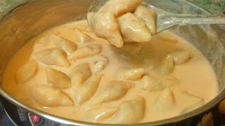 Dudh puli pitha  নরম তুলতুলে দুধ পুলি পিঠে  Puli Pitha Recipe  Dudh puli Pitha Bengali Recipe [upl. by Eilama]