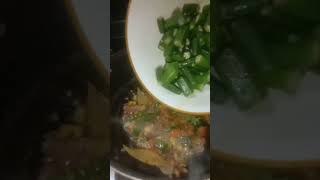 Vendakka curry recipe shorts videos [upl. by Amak]