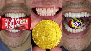 The Most Satisfying Chocolate and Candy ASMR 🙄 long satisfying compilation [upl. by Eanwahs]