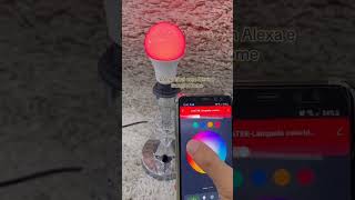 Lâmpada Inteligente Smarteck 7W Bivolt compatível com Alexa lampadainteligente [upl. by Lanfri]