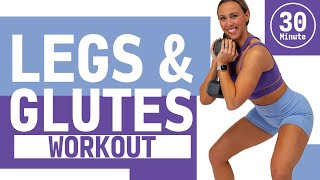 30 Minute Legs amp Glutes Strength  Back to Basics Workout [upl. by Josey]