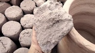 Dustiest Cotton like soft sand dryclay pot crumble satisfying ASMR sounds [upl. by Yrekcaz130]