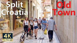 Split Dalmatia Croatia 🇭🇷 4K Old Town Walking Tour [upl. by Timus]